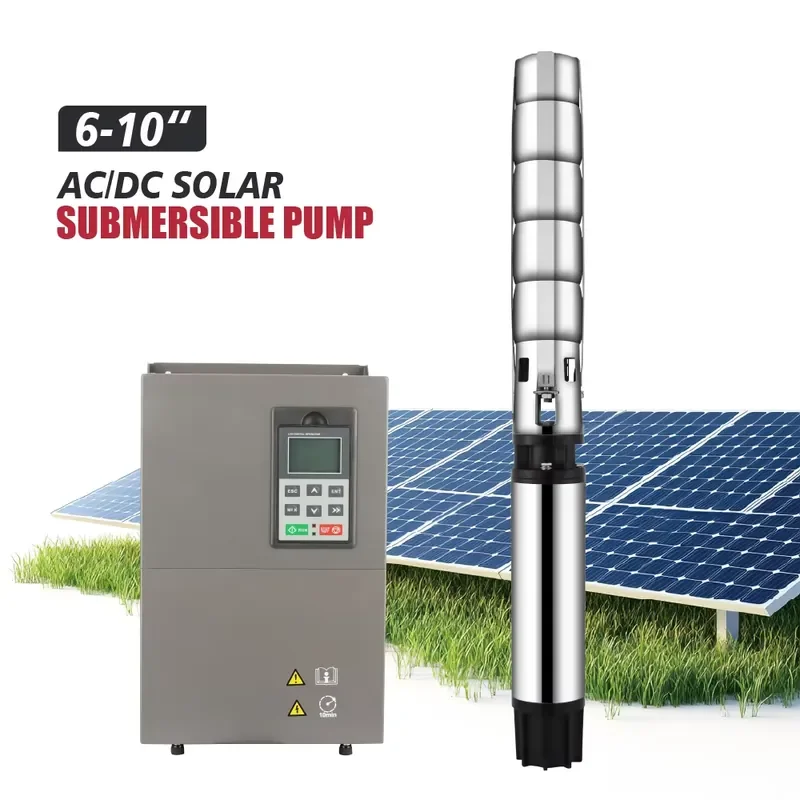 

China Professional Manufacturer ZRI 8 Inch 5HP 8SP95 DC Solar Submersible DC Water Pump Submersible Pump