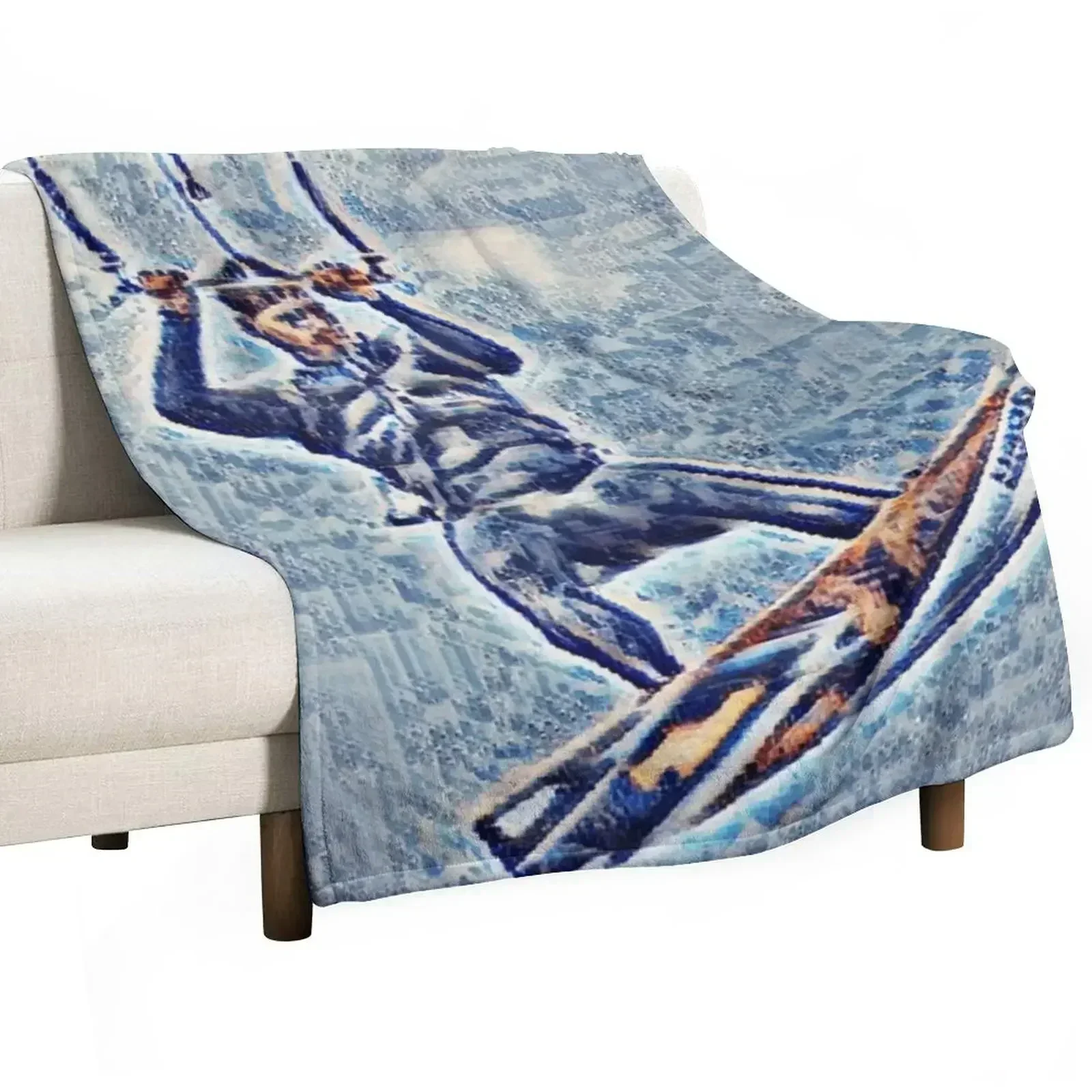 

Kite Surfer Throw Blanket for winter Bed covers Blankets