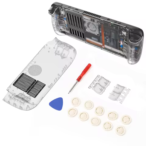 New Arrival Gaming Accessories For Steam Deck Custom Replacement Faceplate Back Plate Housing Shell for Steam Deck LCD Console