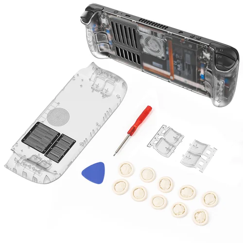 Accesorios de juego para Steam Deck, placa frontal de repuesto personalizada, carcasa de placa trasera para consola LCD Steam Deck, novedad