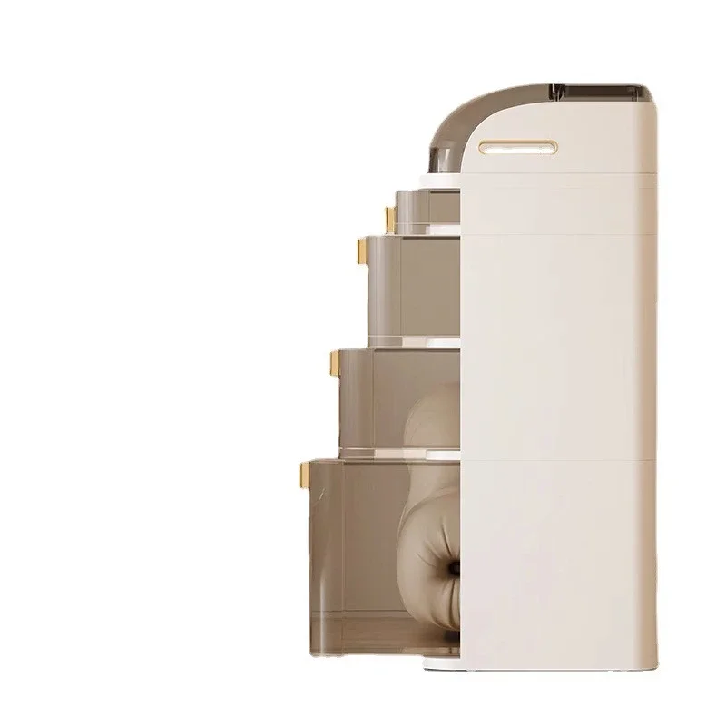 

Toilet crevice storage cabinet drawer toilet narrow crevice locker plastic bathroom ultra-narrow crevice cabinet side cabinet