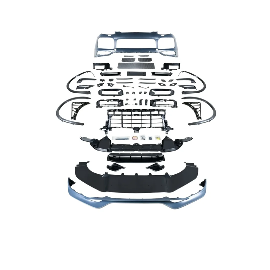 

Новинка: Передний бампер в сборе для моделей 2011-2014 годов (958.1), обновление до стиля 9Y0.1 SD, с передней накладкой (сплиттером)
