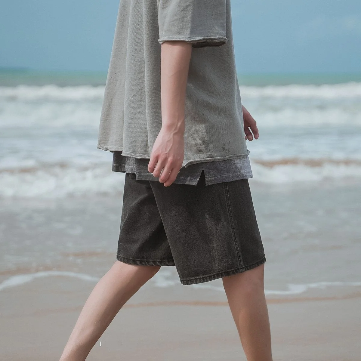 

Men's Summer Thin Korean Sle Loose Casual orts Wide Leg Sports Leisure Pants Polyester Fiber Non-Ironed Spring Summer