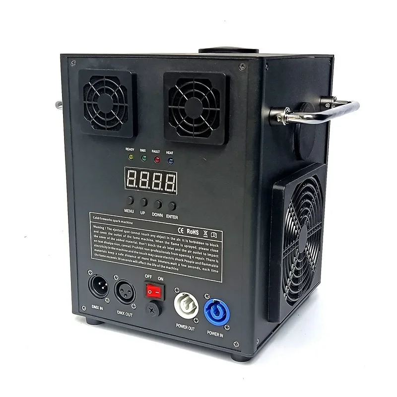 Stage special effects electronic flower spray machine, black starlight machine, atmosphere props, wedding remote control