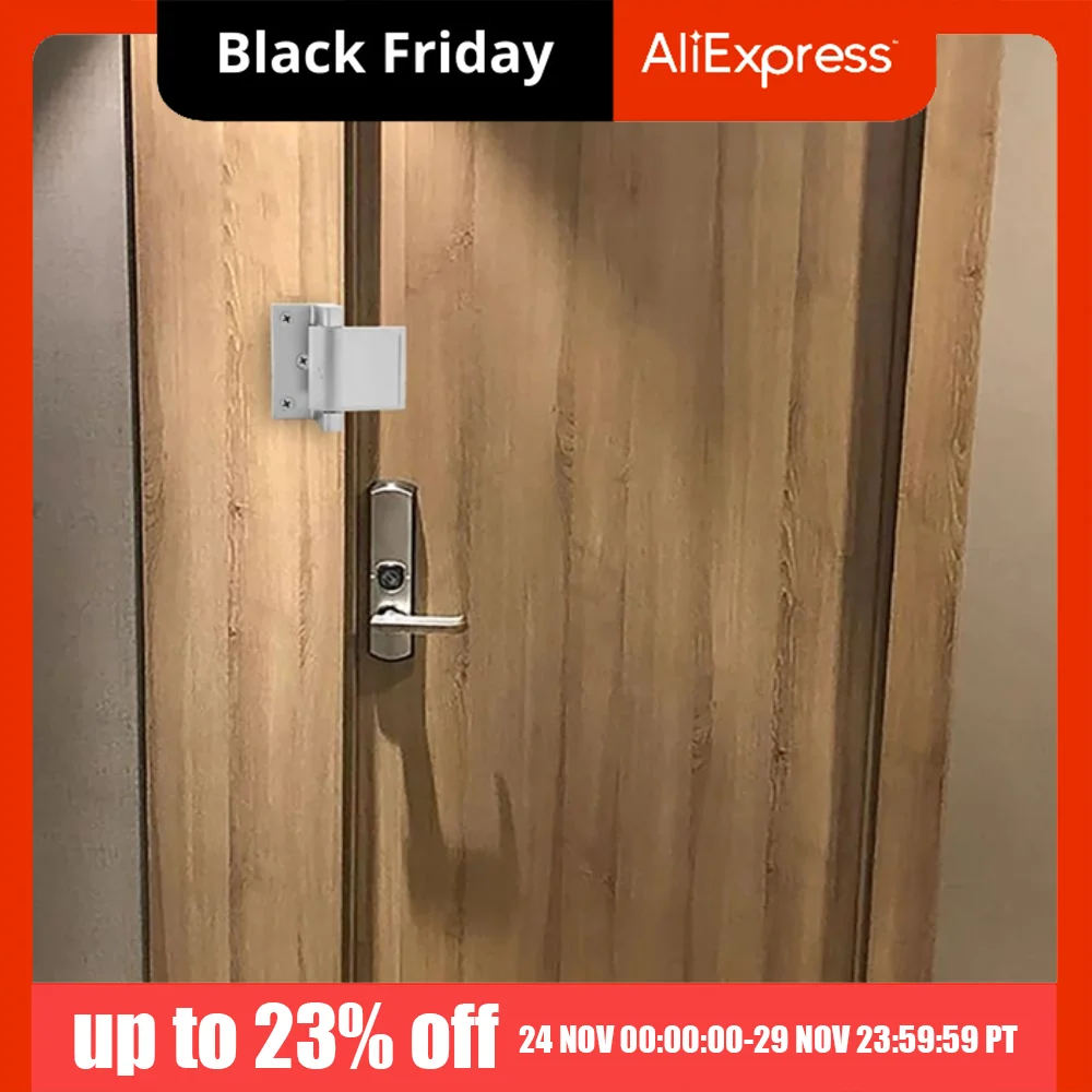 

Aluminum Alloy Door Lock Extra High Resistance Privacy Resistance Home Door Lock Security Reinforcer Door Lock Reinforcer
