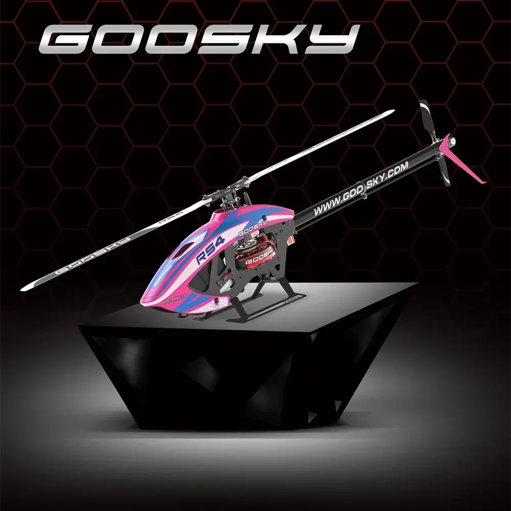 NEW GooSky RS4 6CH 3D Direct Drive Brushless Motor 400 Class Flybarless RC Helicopter For Venom Kit Version