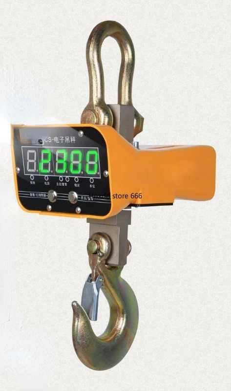 Electronic crane scale 5 tons crane 2 tons hook scale driving navigation scale 10 tons 3t crane