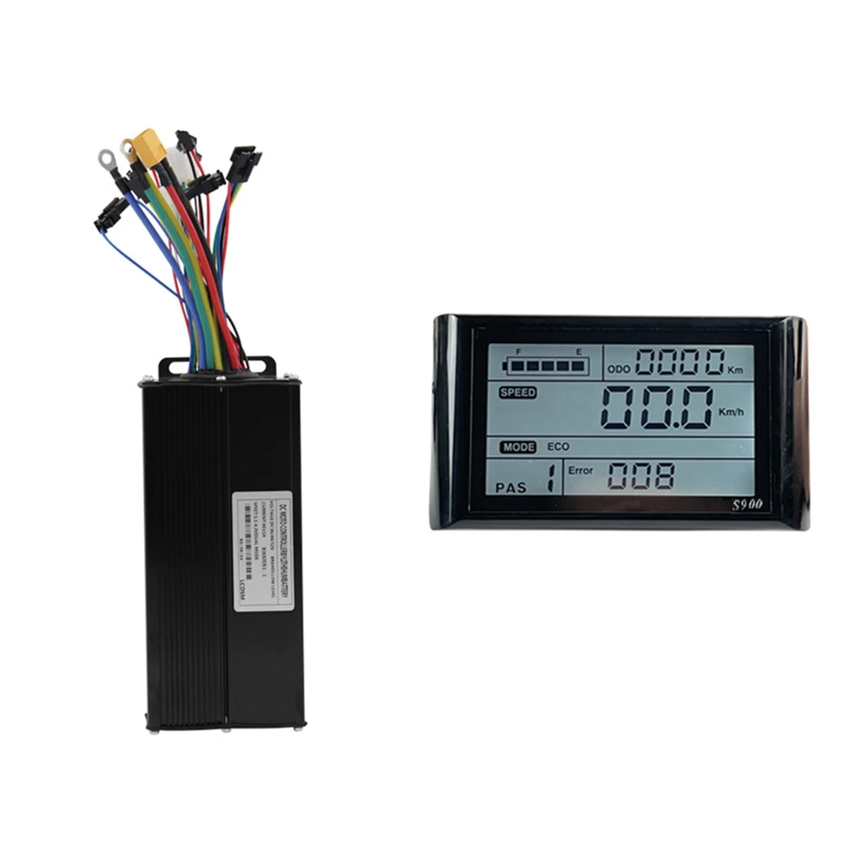 Electric Bicycle 36V 48V 52V 40A 3 Model Sinewave Controller S900 LCD Display for 1500W 2000W Ebike Accessories