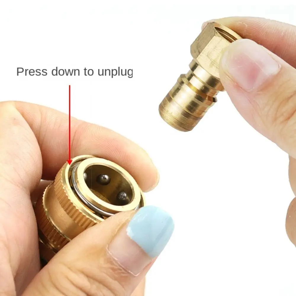 New Copper Quick Connector M14*1.5 Silver Sprayer Machine Connector Gold Detachable Quick Coupling