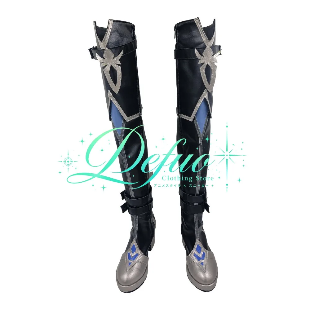 Genshin Impact Lohen Role Playing Shoes Pointed Arrows Knight Uniform Boots Halloween Carnival Party Customization