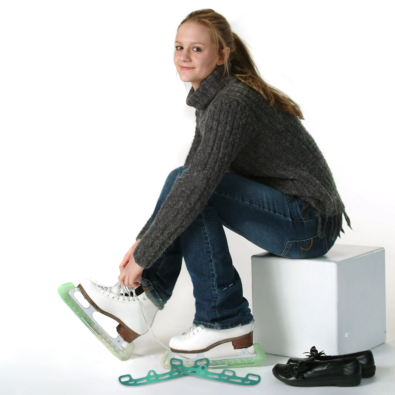 1Set Inline Skate Ice Skate Blade Conversion Kit Universal Single Blade Figure Hockey Skating Replacement Attachment System