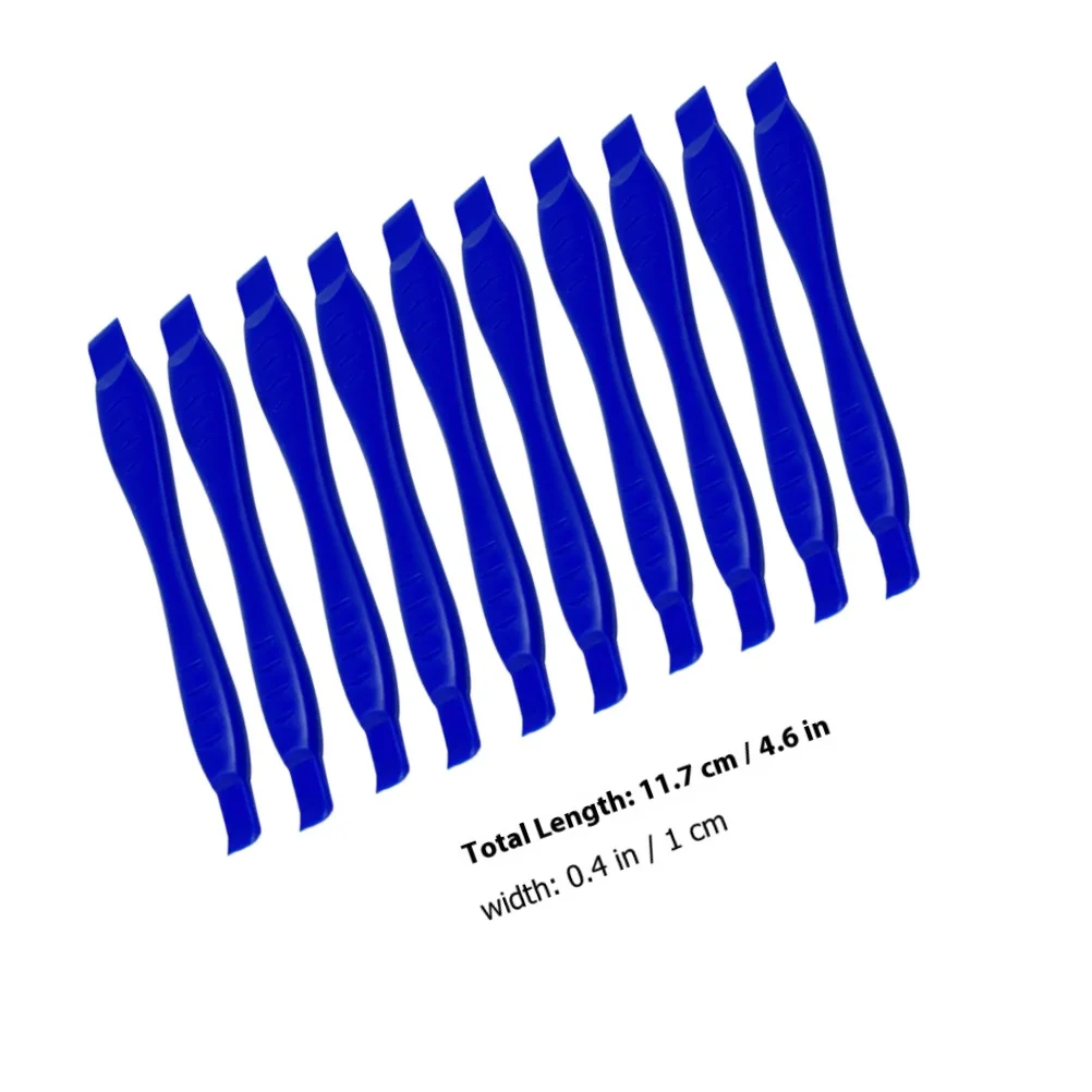 مجموعة أدوات تفكيك لإصلاح الهاتف 10 قطع من قضبان رفع بلاستيكية لفتح مكشطة صيانة الكمبيوتر اللوحي #4