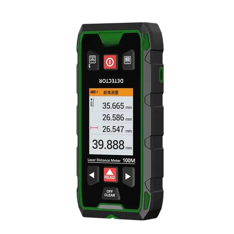 

Reinforced metal concrete wall wire laser rangefinder