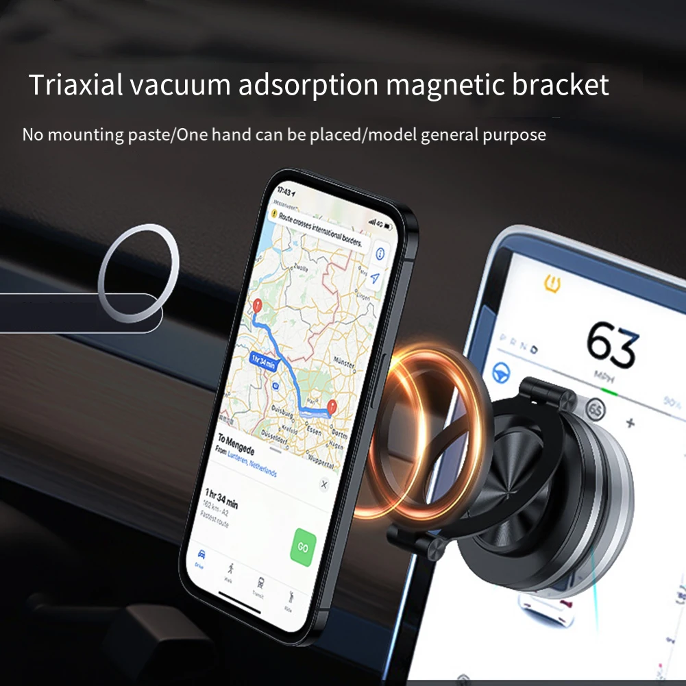 Dashboard Phone Mount Car Phone Holder Driving Navigation One Second Loading And Unloading Strong Suction For Stability