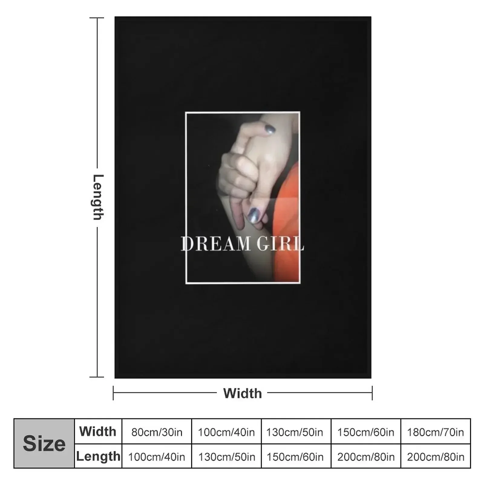 dream girl Throw Blanket christmas gifts Heavy Decorative Throw Blankets