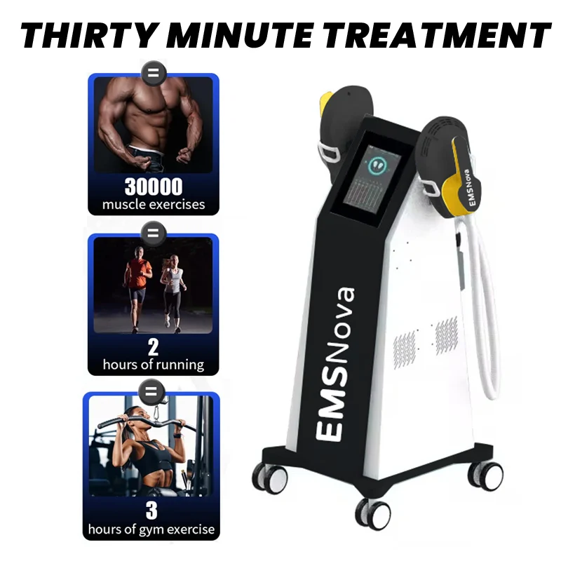 

Emszero 6500W Professional EMS Machine for Body Sculpting And Muscle Stimulation with 5-Handle Neo/RF Hiemt Slimming Body Shape