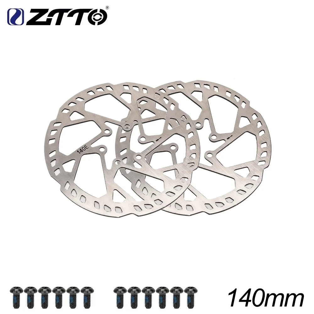 Ztto 2,3mm verdicken mtb e-bike fahrrad scheiben brems rotor edelstahl 160mm 180mm 203mm 220mm 6 schrauben naben montierte fahrrad teile