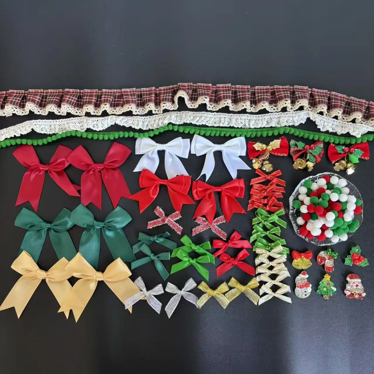 149 قطعة مجموعة مواد عيد الميلاد شجرة عيد الميلاد ربطة القوس فيونكة الملحقات ثلج جو الديكور المواد المساعدة دليل العلاقات العامة #5