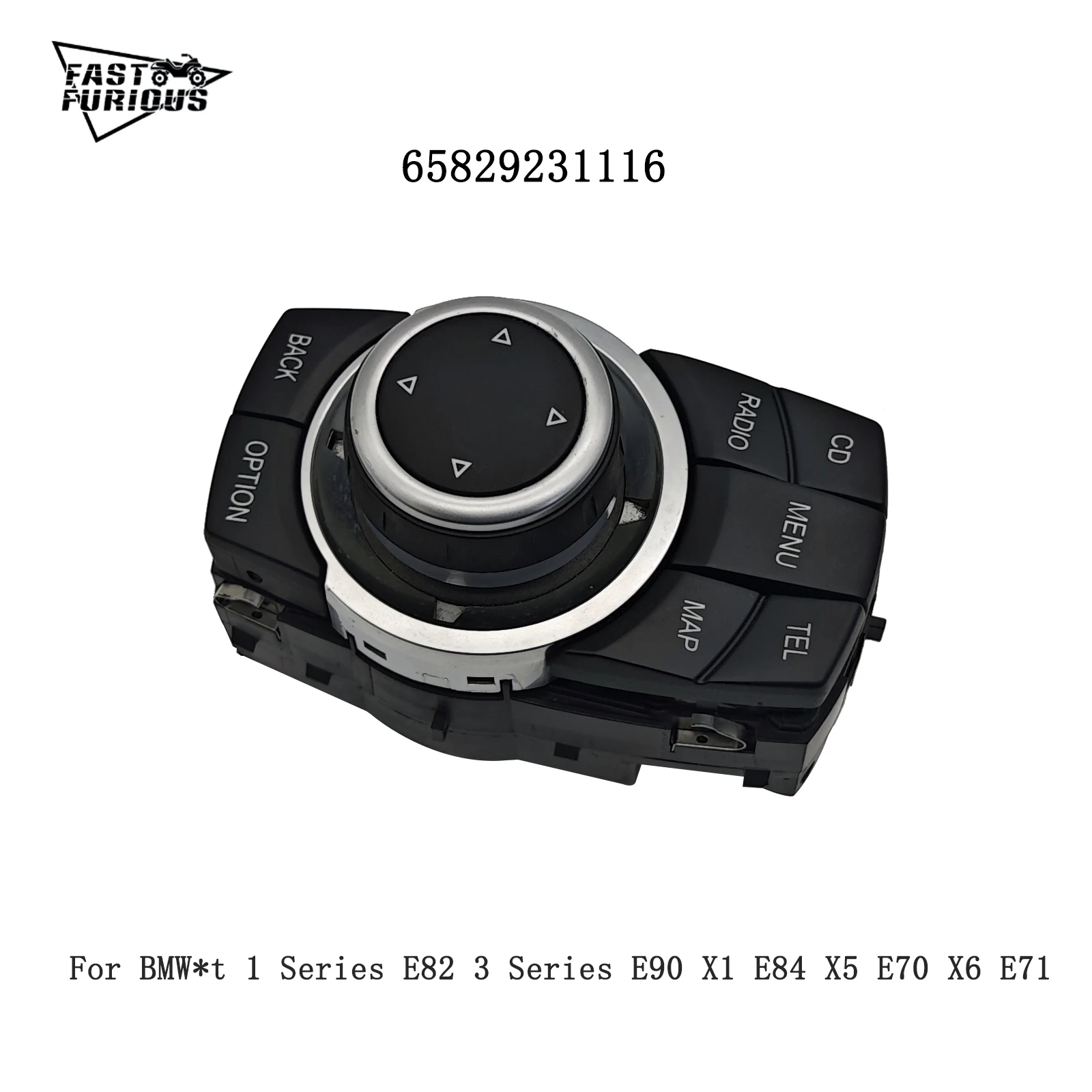 

Автомобильный 4-контактный медиапереключатель, контроллер OEM, совместимый для BMW * 1 серии E82 3 серии E90 X1 E84 X5 E70 X6 E71, номер детали