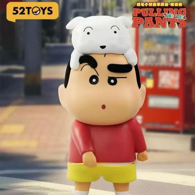 

Оригинальная дизайнерская фигурка 52TOYS Crayon Shin-chan в стиле ретро, лимитированная серия, для декора рабочего стола, подарок, в наличии