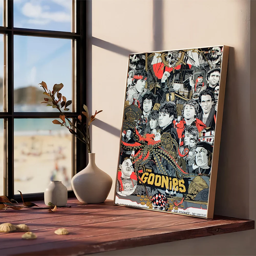 The Goonies Whitepaper Poster HD Quality Poster Wall Art Painting Study Room Wall Decor