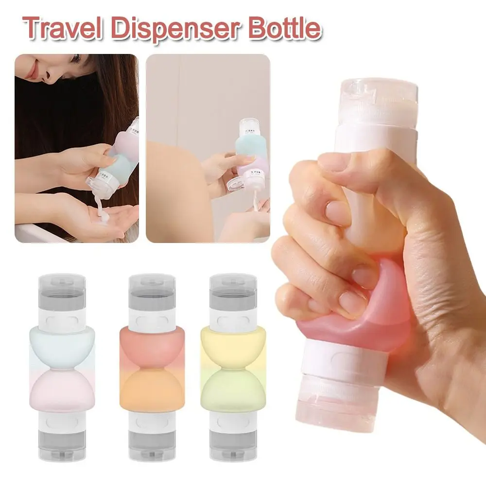 New 90ml Travel Dispenser Bottle Double-ended Empty Squeeze Bottle Reusable Refillable Bottles Shower Gel Shampoo Lotion