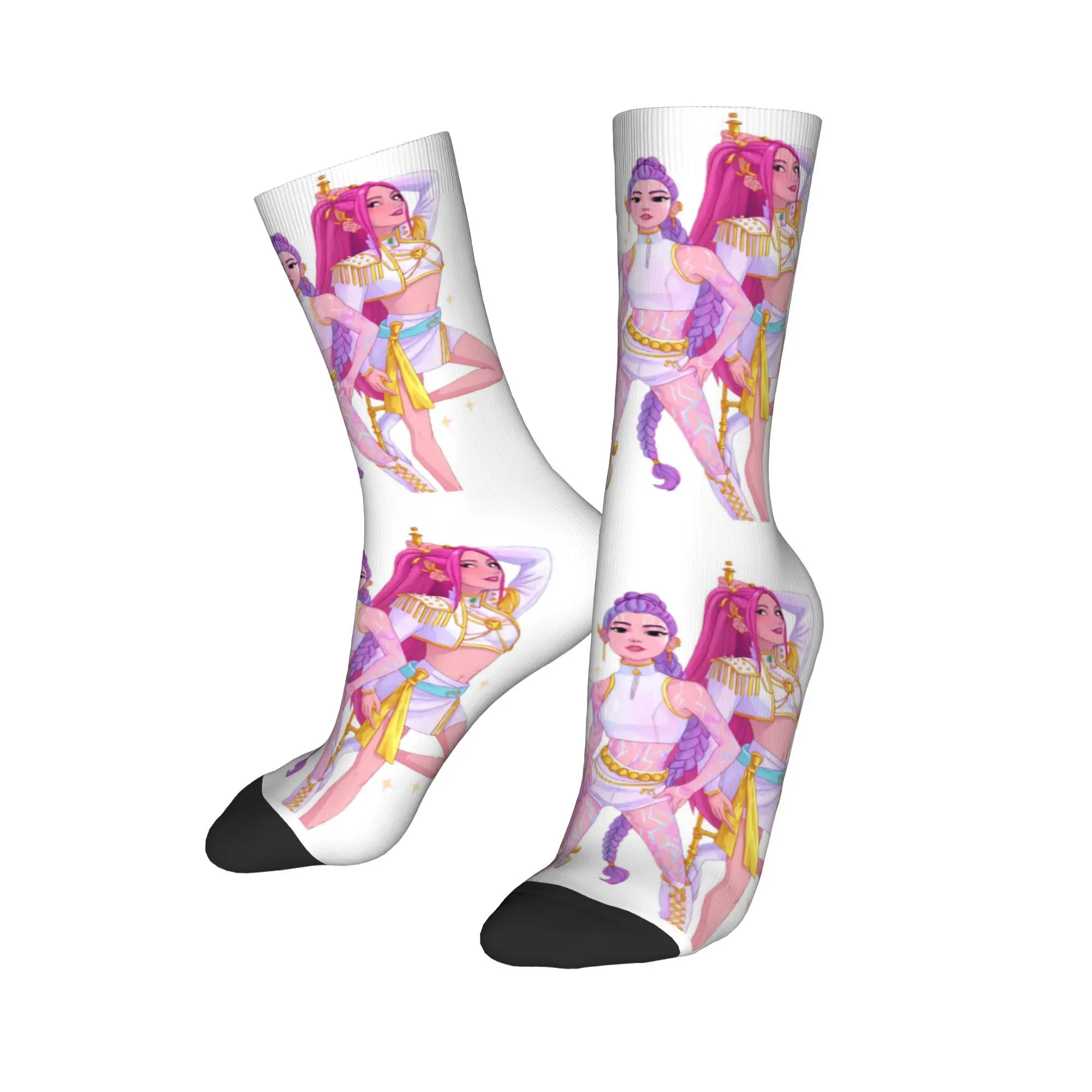 KPop 악마 사냥꾼 스타킹 현대 양말 커플 부드러운 양말 겨울 야외 스포츠 맞춤형 미끄럼 방지 양말 선물