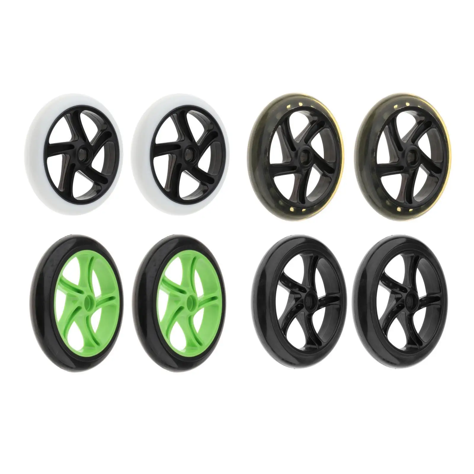 

Electric Bike Roller Wheel PU Smooth Durable Refit Component for Stunt Scooters Children’s Outdoor Equipment
