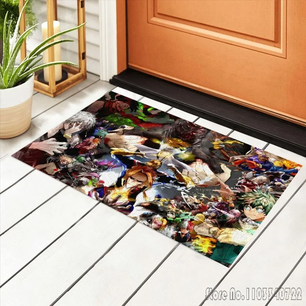 

Anime My Hero Academia Rug Carpets 80x120cm Decor for Bathroom Kids Floor Mat Living Room Children's Bedroom Sofa