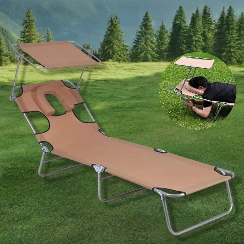 

Foldable Beach Chairs Portable Camping Chairs Lightweight Fishing Chair Reclining Backrest Outdoor Garden Travel Silla Plegable