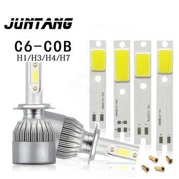 Araba far COB ışık kaynağı H1H3H4H7C6, 30 çip ve 1200LM yüksek parlaklıkta beyaz ışık onarımı ile