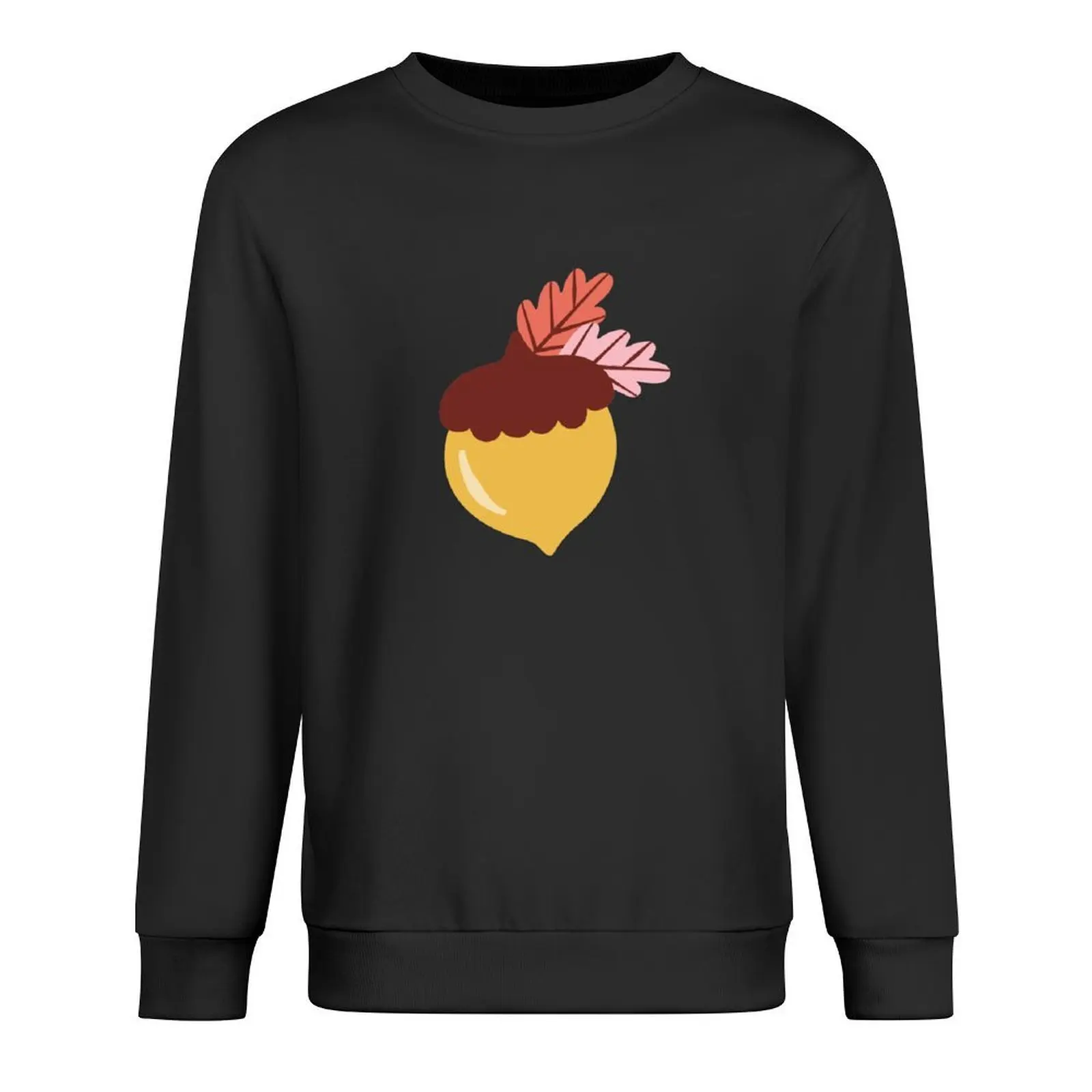 

Leaves & Acorns Pullover men's clothing japanese style winter clothes aesthetic clothing pullover