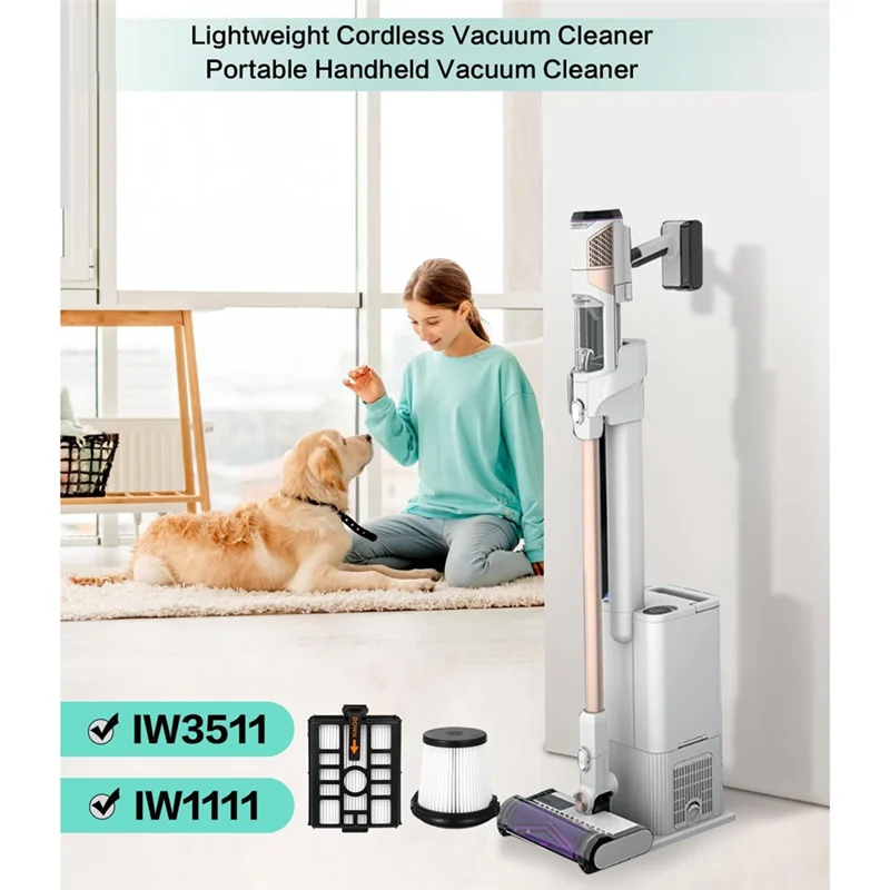 WHYY-IW3511/IW1111 Запасные части HEPA-фильтров для легкого беспроводного пылесоса Shark Detect Pro