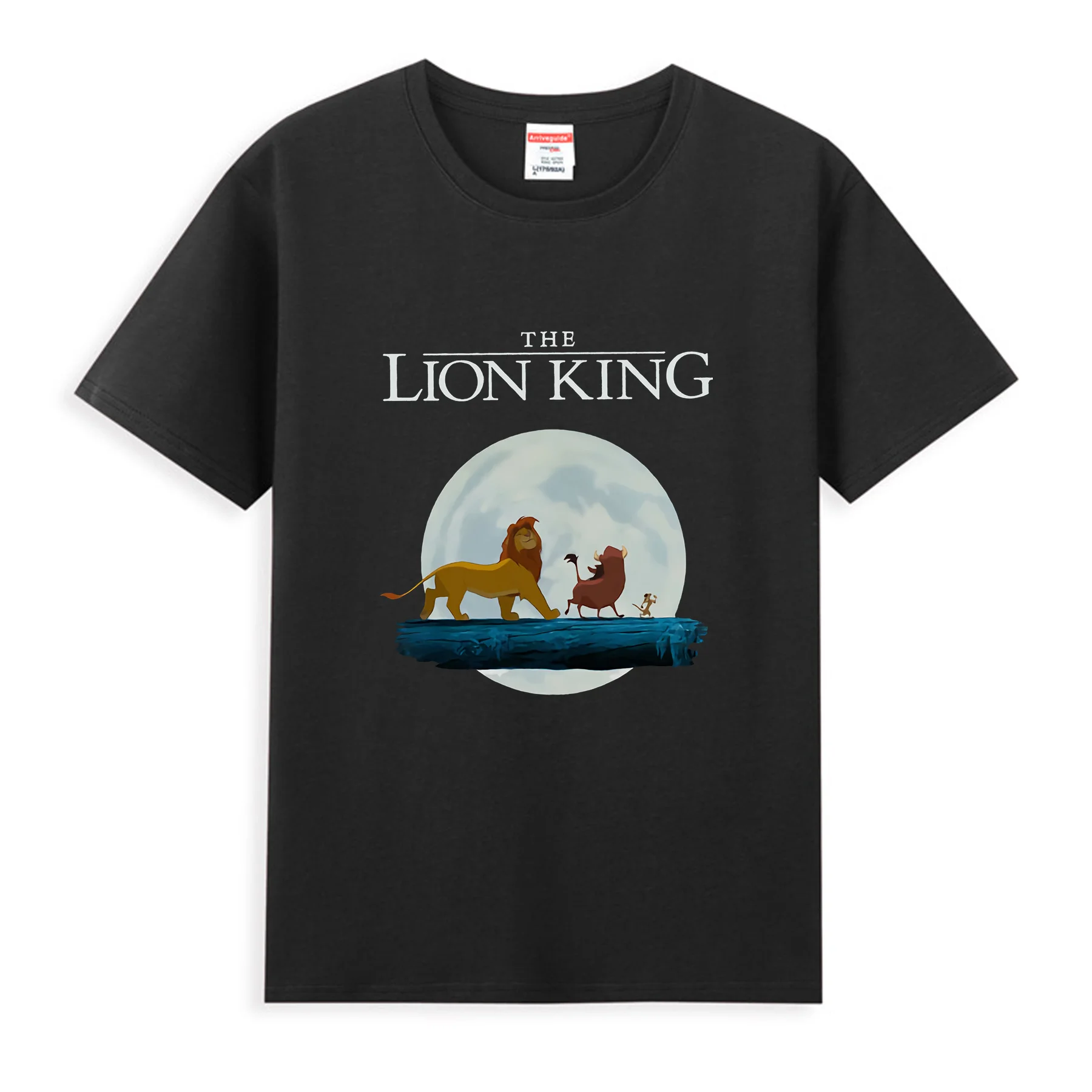 

2024 Men T Shirt Casual Lion Hakuna Matata Walk King T-shirt Graphic Oversized Breathable Comfortable Streetwear S-3XL Cool Tee