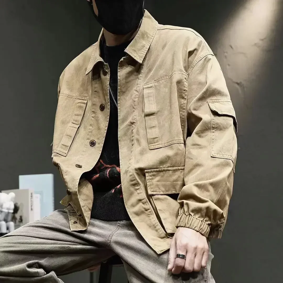 العصرية الرجال الدنيم سترة البضائع زر الفاخرة أبلى مصمم الملابس الرجالية وصفت راعية البقر عارضة الذكور جان معاطف السعر المنخفض غسلها