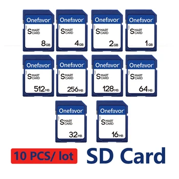 Lote de 10 unidades de tarjetas SD de 256MB, 512MB, 1GB, 2GB, 4GB, 8GB, tarjetas de memoria flash para cámaras antiguas. 1