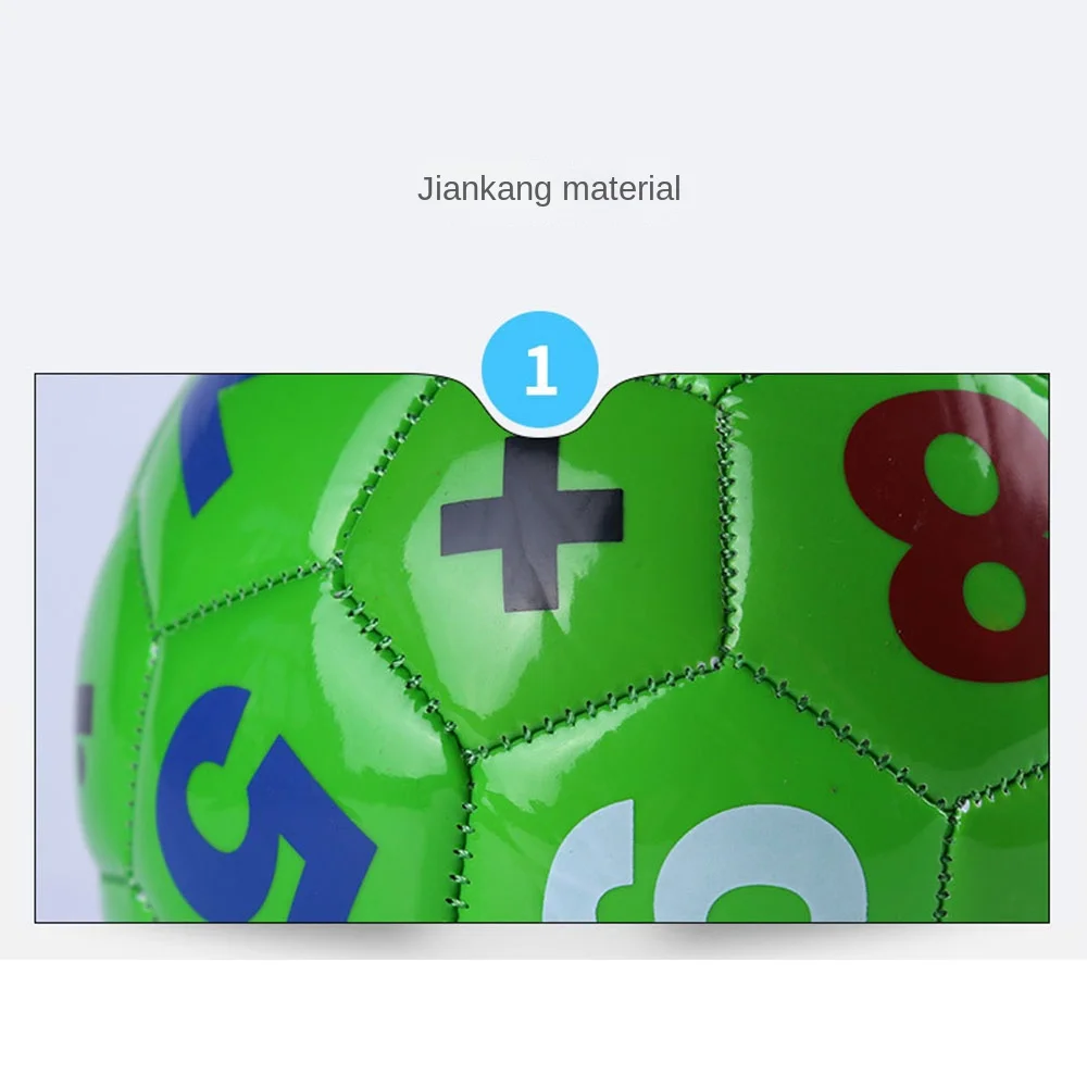 Durable 15cm Mini fútbol preescolar pequeño fútbol niño regalo número letra juguete para niños fútbol juego en interiores