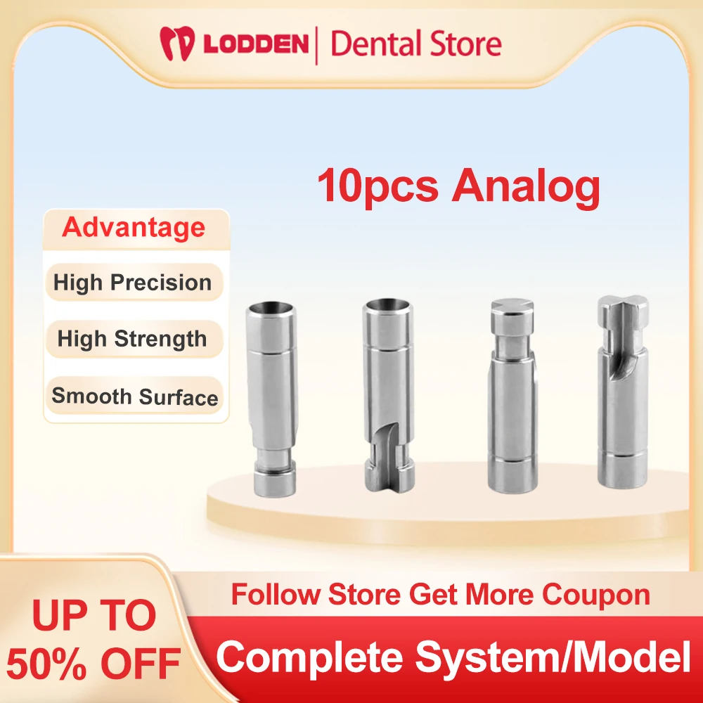 10pcs Analog Dental CAD CAM Materials For Osstem Dentium Megagen NeoBiotech ITI Nobel Dental Immediate Restorative Materials