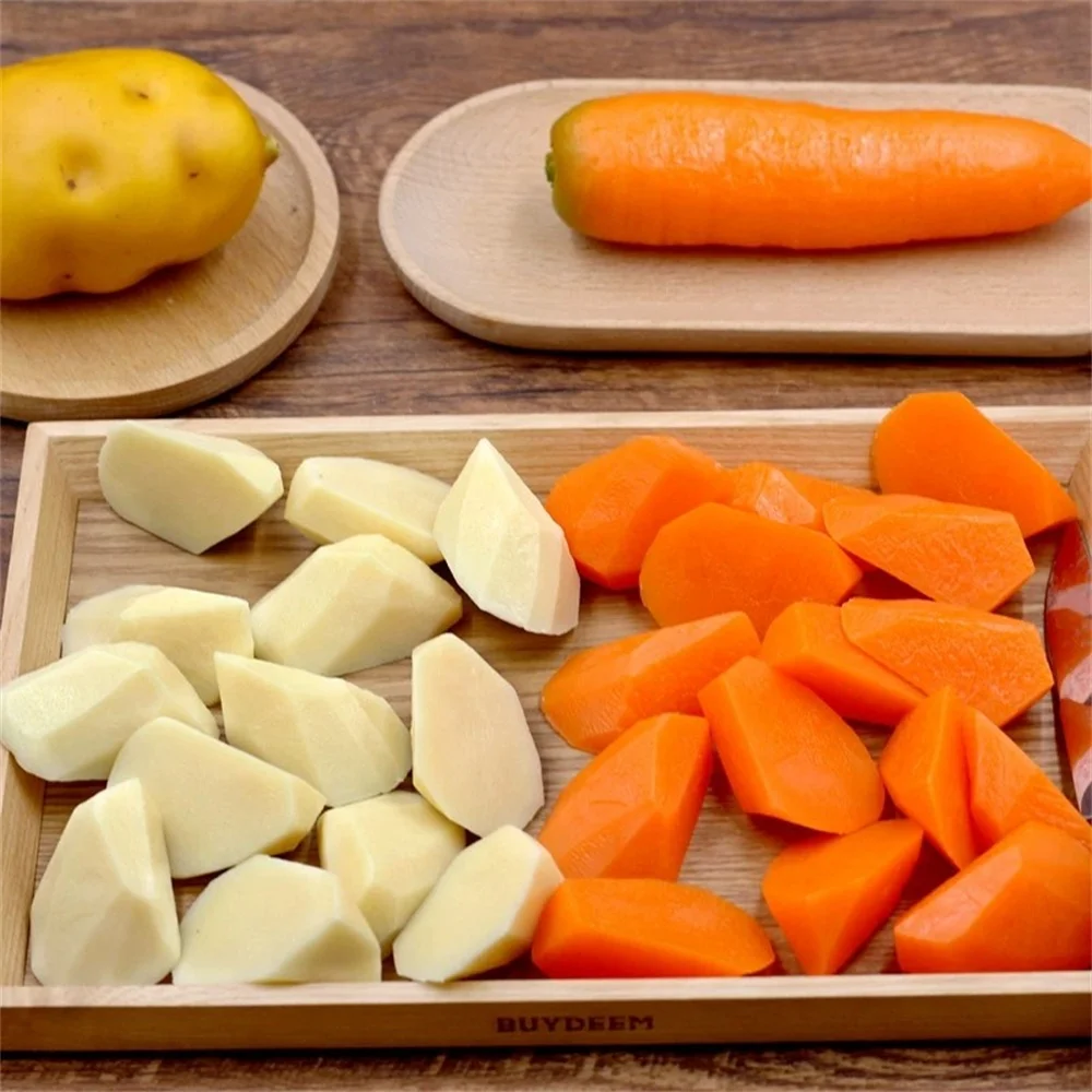

5 Pcs/Lot Simulation vegetables props Kitchen restaurant decor Artificial bean curd stick carrot potato fake vegetables model