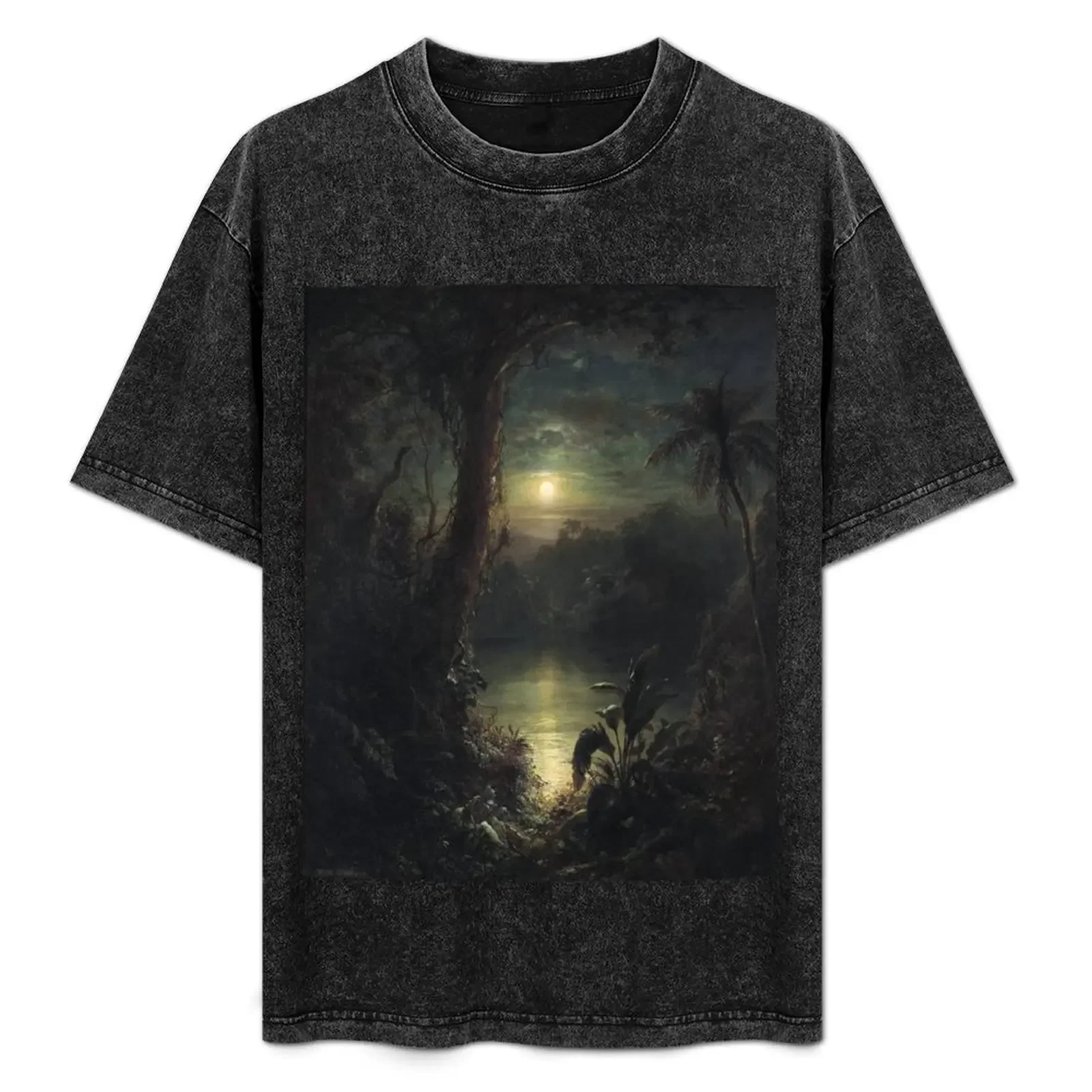 

Frederic Edwin Church Twilight in the tropics (A tropical twilight) 1874 T-Shirt anime tshirt T-Shirt