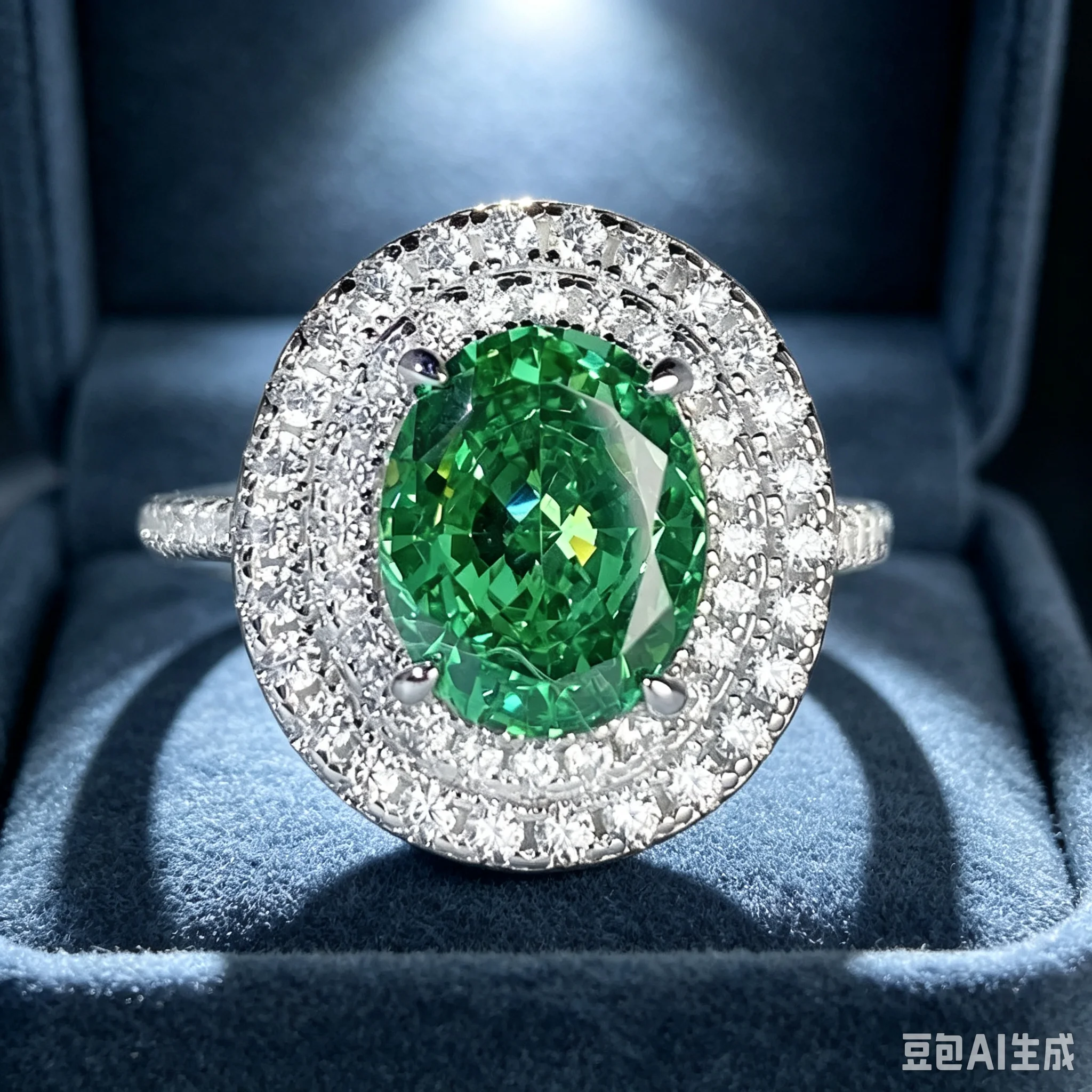 Emerald Cut Ring - Women's PT950 Platinum Luxury Minimalist High-end Cultured Gemstone Jewelry