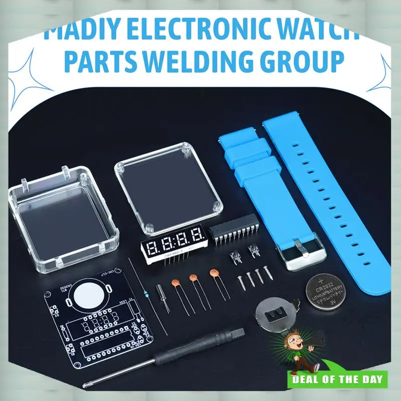 24-Hour Delivery Micro Controller Based DIY Clock Kit Soldering Practice Kit With 4 Digit LED Display For Electronic Beginners S