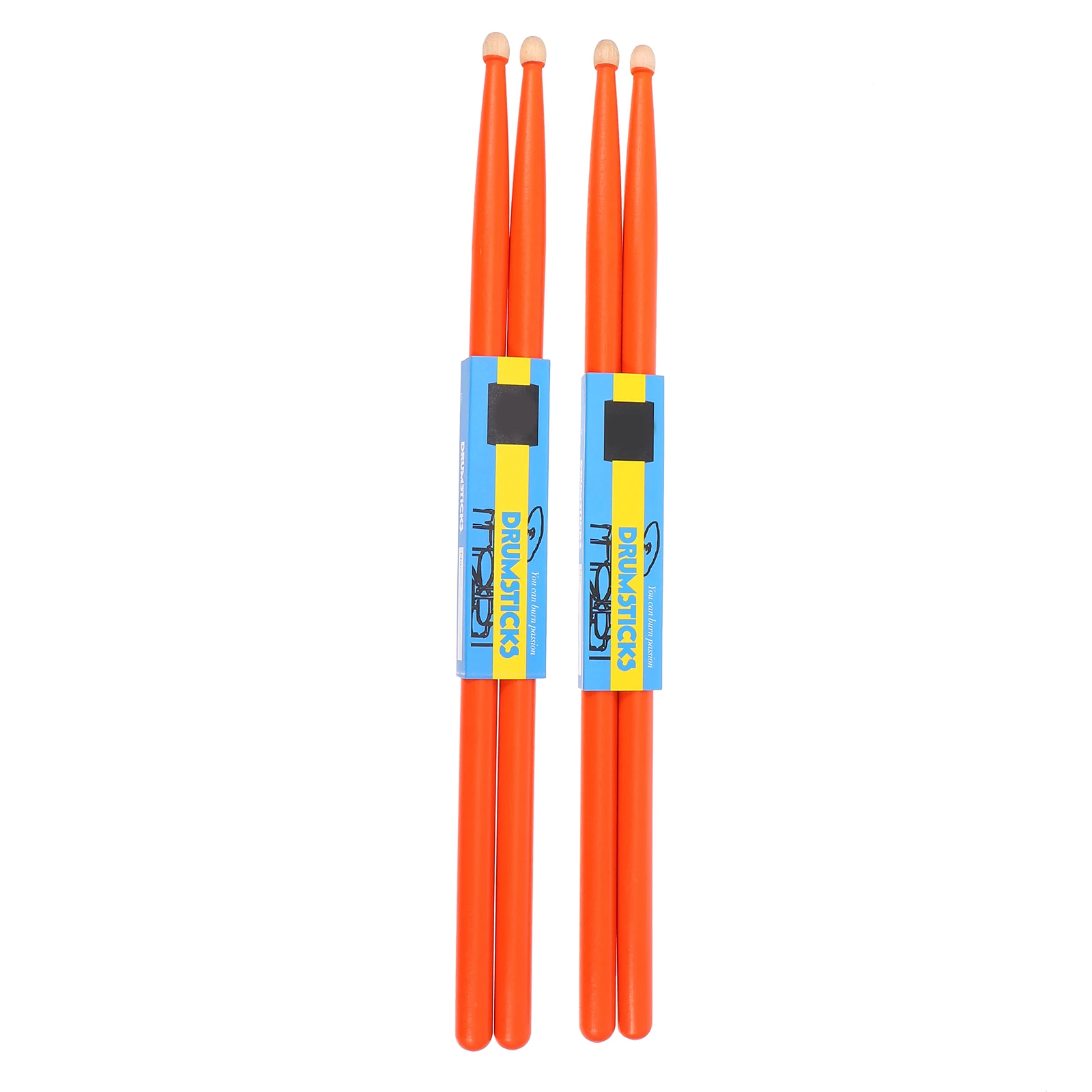 

4Pcs Maple Drumsticks Lightweight Smooth Texture Non For Percussion Accessories