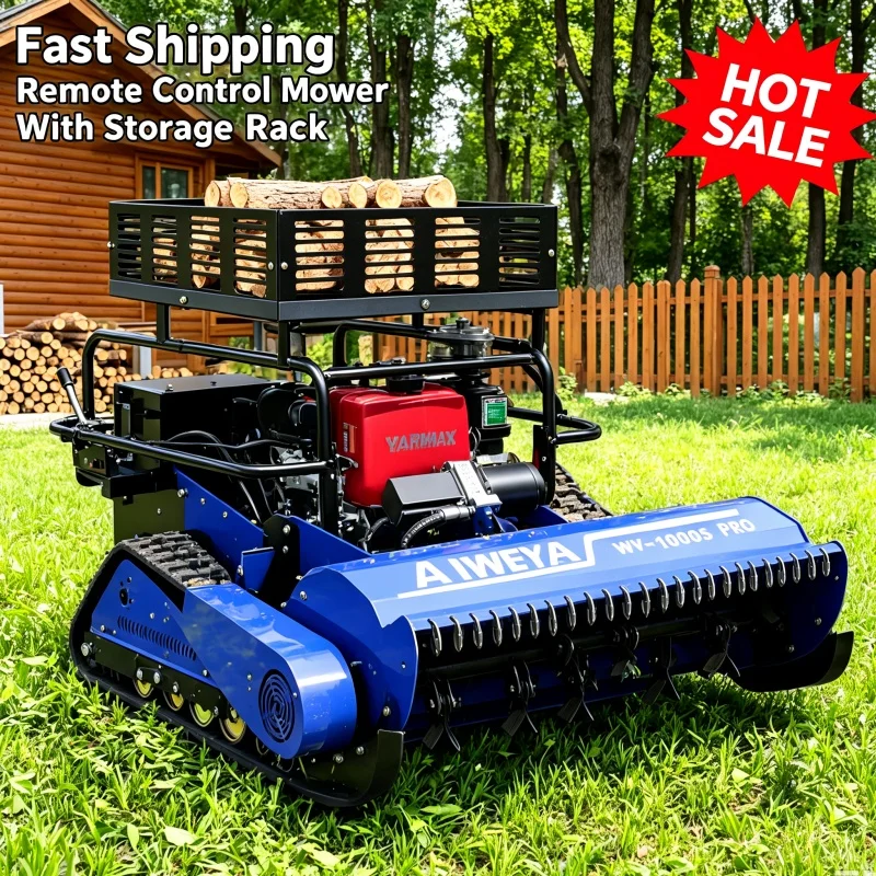Customized Factory Direct Remote Control Lawn Mower Cordless Lawn Mower Self Propelled Lawn Mower Time Saving Labor Saving
