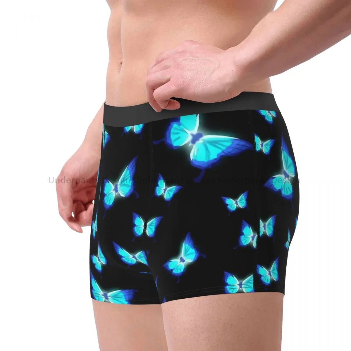 Bioshock Glowing Butterflies Underpants Cotton Panties Men\'s Underwear Comfortable Shorts Boxer Briefs