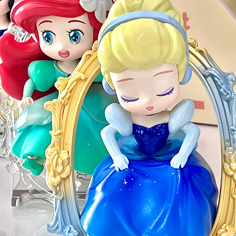 Disney Blind Box Cute Princess Chase A Dream Series Figurki akcji z anime Niespodzianka Zgadnij Pudełko Model kolekcjonerski Zabawki Ozdoba Prezent