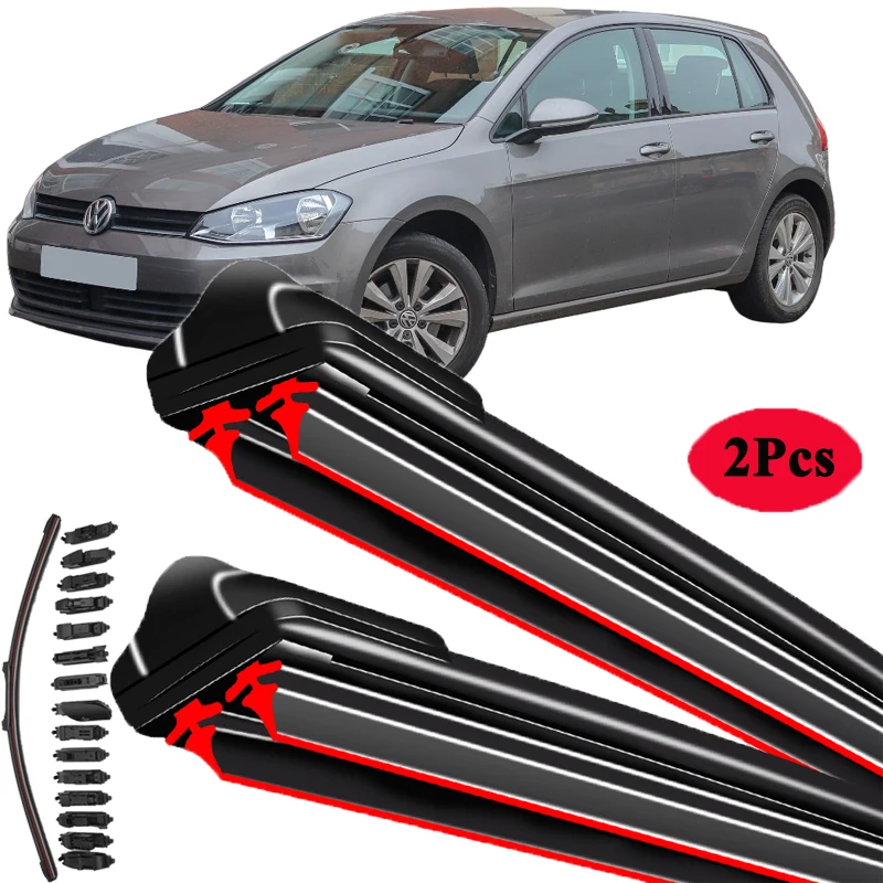 

For Volkswagen VW Golf 4 5 6 7 Sportsvan MK4 MK5 MK6 MK7 1J 1K 5K 5G 1997 1999 2000 ~2019 Wiper Blade Car Accessories Windshield