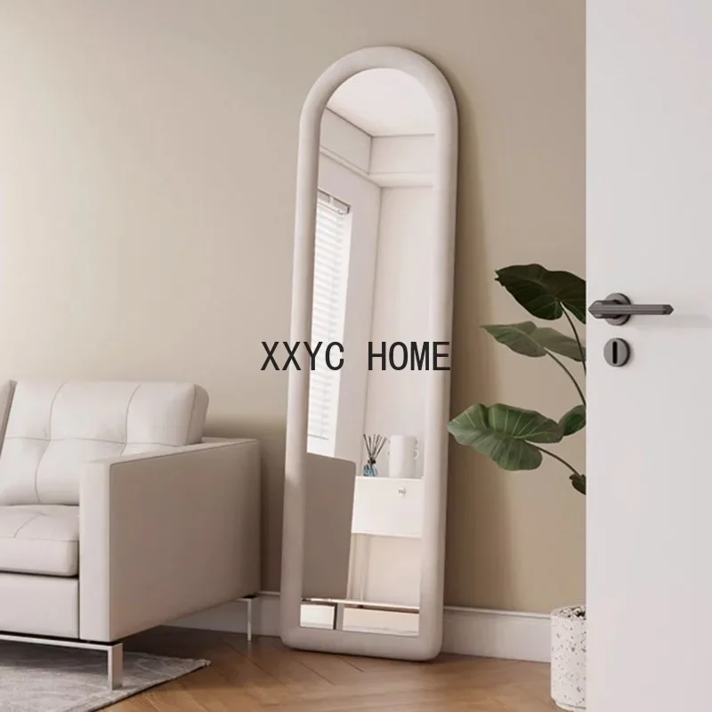 Mount Wall Mirror Aesthetic Design Barber Wall Mirror Standing Magnifying Office Espejo Maquillaje Luz Home Decoration