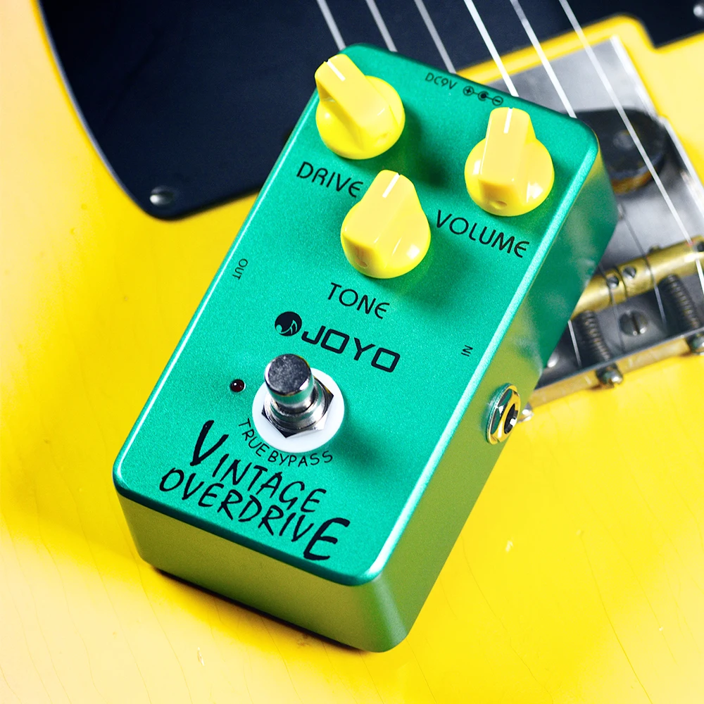 2Pcs JOYO JF-01 Guitar Vintage Overdrive Effect Pedal Warm Mild Smooth Overdrive Tone Electric Guitar Pedal with Sustain Effect view 6