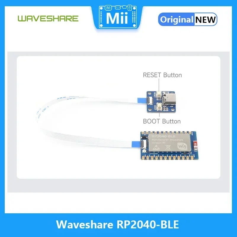 Scheda Waveshare RP2040-BLE per scheda microcontrollore Raspberry Pi basata su RP2040 Supporta Bluetooth 5.1